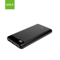 Vente en gros de banques d'alimentation de voyage 10000mAh de fournisseur chinois chargeur de téléphone portable à charge rapide avec interface d'entrée Micro USB