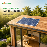 Panneau photovoltaïque PERC durable 250*330MM avec une efficacité de 22,4% pour les solutions d'éclairage solaire intelligent