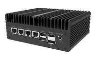 PC Mini Intel Dual Core Baru 8g DDR3 128g SSD Tanpa Kipas Linux Industrial Dual Gigabit Ethernet Pilihan Colokan US/CN/EU/UK