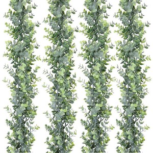 Guirlandes artificielles d'eucalyptus vertes de 1,8 mètre pour décoration de mariage, maison et arche extérieure - Product Image 2