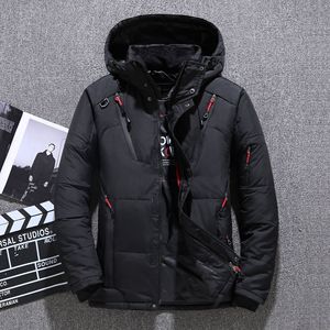 Vêtement d'extérieur urbain chaud et épais pour <span class=keywords><strong>homme</strong></span>, veste en duvet, streetwear d'<span class=keywords><strong>hiver</strong></span>, <span class=keywords><strong>grande</strong></span> <span class=keywords><strong>taille</strong></span>, <span class=keywords><strong>taille</strong></span> <span class=keywords><strong>grande</strong></span> et haute, coupe ajustée, isolée thermiquement - Product Image 2