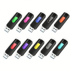 Memoria USB Retráctil de Plástico, Color Personalizado, Logotipo Personalizado, USB 2.0, 1GB-128GB, Venta al Por Mayor, Pendrive Promocional para Empresas - Product Image 1