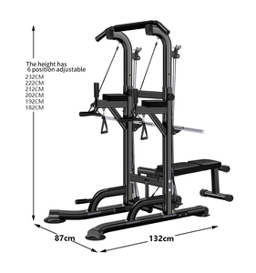 Intérieur Commercial Équipement De Gymnastique Puissance Tour Aider Dip Menton <span class=keywords><strong>Barre</strong></span> De <span class=keywords><strong>Traction</strong></span> Station - Product Image 2