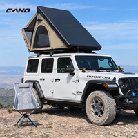 Tente de toit pop-up légère, isolée, en aluminium, coque rigide, pour le camping en voiture toute saison et les voyages