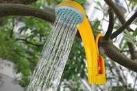 Mini ensemble portatif rechargeable de douche de toilette de camping extérieur d'usb avec la pompe submersible