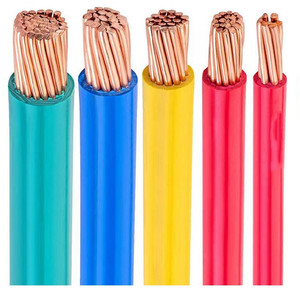 Cable de Alimentación de <span class=keywords><strong>Cobre</strong></span> de un Solo Núcleo de PVC YUWAN, Conductor Sólido BVR-6 500V 100m para Cableado Doméstico y de Edificios - Product Image 1