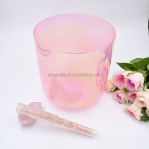 Q קערת קריסטל ורודה קערת קערת קריסטל ורוד טובה כלי נגינה של מוצרי קוורץ - Product Image 5