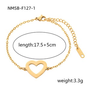 Pulsera de Pareja de Titanio de Alta Gama con Zirconia en Forma de Corazón de Acero Inoxidable para el Día de San Valentín 2026, Regalo de Aniversario - Product Image 6