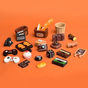 Mini Juguetes Adorables y Creativos de Comida en Resina para Pegamento Crema Accesorios de Joyería de Resina DIY Adornos Retro Accesorios para Imanes de Refrigerador - Product Image 1