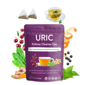 OEM Kidney Support Kidney Cleanse Tea Cherry Nettle Turmeric Uric Acid Cleanse tea