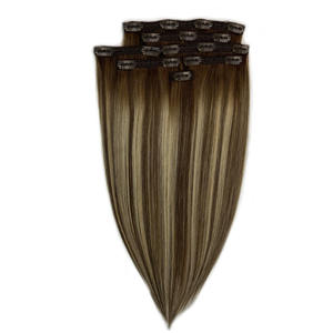 人毛クリップインエクステンション卸売格安バラヤージュカラー人毛 - Product Image 6