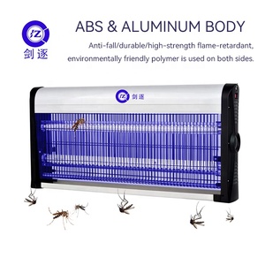 Lampe anti-moustiques électrique JZ 40W haute performance en ABS écologique, lumière UV, grille de destruction 1800V pour mouches et mites - Product Image 6