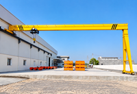 Grue semi-portique de 10 tonnes à télécommande sans fil pour la logistique en entrepôt