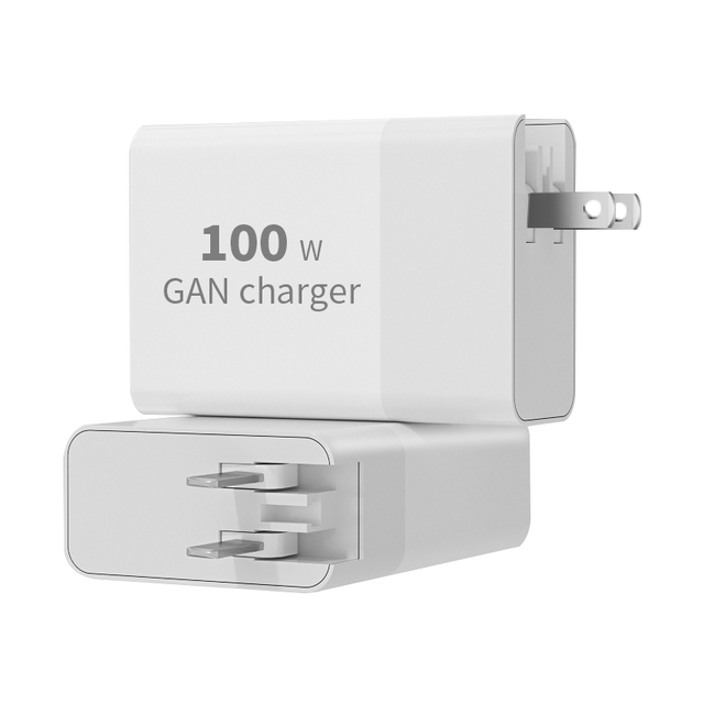 Gan Universal Mobile Phone Charger Fast Charging High Quality Foldable EU UK US Multiple Plug 100W Mini Camera Usb Wall Charger