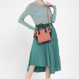 Vendita calda No Cruel Eco Friendly Pink PU Leather Top Handle borse Mini Bag - Product Image 6