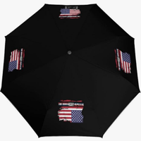 Bonito Paraguas con Diseño de la Bandera Nacional de República Dominicana, Resistente al Agua y al Sol, con Estampado de Emblema, Totalmente Automático