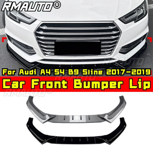 สปอยเลอร์กันชนหน้ารถยนต์ ดิฟฟิวเซอร์ ครอบกันชน ชุดแต่ง สำหรับ Audi A4 S4 B9 Sline 2017-2019 อุปกรณ์ตกแต่งรถยนต์ - Product Image 1