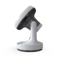 Ventilateur de table intelligent à oscillation 3D de haute qualité, 9 pouces, électrique, avec minuterie numérique, ventilateur de refroidissement d'air en plastique pour hôtels