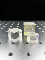 HC Optics Optically Contacted Polarizing Beam Splitter Cube Broadband Wavelength High Damage Threshold (Fused Silica)