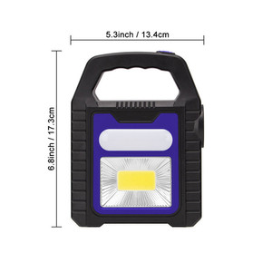 3 Trong 1 Năng Lượng Mặt Trời USB Sạc Sáng Nhất COB LED Cắm Trại Đèn Lồng Sạc Cho Thiết Bị Chống Nước Khẩn Cấp Đèn Pin LED - Product Image 4