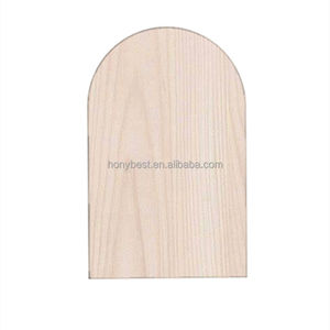 Arco a forma di acero pezzi di nozze tavolo commemorativo segno di legno blocchi di legno spazi vuoti in legno di acero placca di legno per arte artigianale - Product Image 2