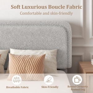 <span class=keywords><strong>Letto</strong></span> Matrimoniale King Size Regolabile con Striscia LED Integrata, 2 Cassetti Contenitore, Design Moderno, Struttura Robusta in Rovere per Camera da <span class=keywords><strong>Letto</strong></span> - Product Image 3