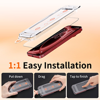 Kit d'installation de protection d'écran en verre trempé HD anti-espion et anti-choc de haute qualité AIKICE pour 16/17 Air Pro Max