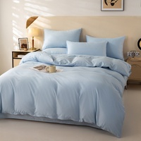 Ensemble de housse de couette 3 pièces en polyester tissé, imprimé pigmentaire lavable, style chinois, 200 fils, pour usage domestique, personnalisable en gros