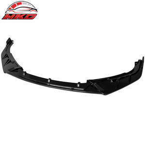 Lèvre de pare-chocs avant compatible avec Honda Accord 2021-2022 IKON V3 Noir brillant PP Spoiler 3 pièces Kit carrosserie pièces auto de haute qualité - Product Image 3