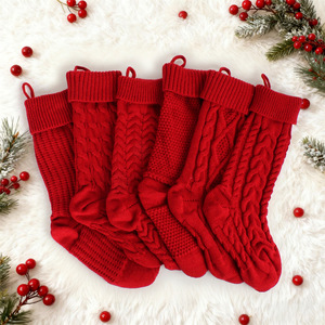 2026 <b>Hot</b> Selling New Christmas Stocking Custom Design Gift <b>Socks</b> Xmas Tree Hanging Decoration Christmas Stockings - Product Image 2