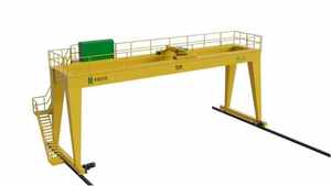 Gru a Ponte Monotrave con Sistema di Sollevamento, Fune in Acciaio Inox, Controllo Remoto, Capacità 1-10 Tonnellate, Portata 5-30m - Product Image 4