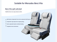 Siège Arrière de Voiture Luxe Bus MPV Siège/Lit d'Usine Trois Places Convient pour Volkswagen Multivan California