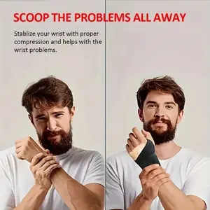 Wholesale Wrist Support Brace Adjustable Bandages Protector Left/Right Hand <b>Wraps</b> Fitness Office Pain Relief - Product Image 4
