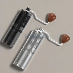 Regolazione esterna centrale all'ingrosso viaggio agitazione a mano velocità bava piatta senza fili riutilizzabile macinacaffè manuale lavabile - Product Image 1