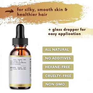 Olio di Rosa Canina Naturale a Marchio Privato, Olio Essenziale di Semi di Rosa Canina per Viso, Pelle e Capelli OEM - Product Image 5