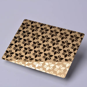 4x8超储酸性蚀刻饰面不锈钢金属装饰板，用于酒店天花板装饰 - Product Image 5