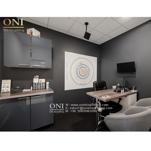 Vetrina Espositiva in Legno e Metallo per Occhiali Design per Negozi di Occhiali da Sole Arredamento Interno per Negozi di Ottica - Product Image 4