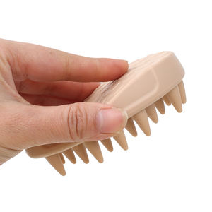 Fabbrica all'ingrosso Logo personalizzato gomma gatto doccia spazzola per massaggi cane <span class=keywords><strong>Pet</strong></span> lavaggio spazzola da bagno - Product Image 4