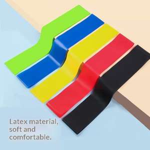 Conjunto de Bandas de Resistência Elásticas Personalizadas para Exercícios de Yoga, Incluindo Bandas de Resistência para Glúteos e Pernas, Terapia Física - Product Image 1