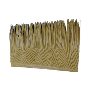 Azulejo de techo liso de <span class=keywords><strong>Palma</strong></span> Artificial tradicional ignífugo resistente al calor para hoteles casas edificios pizarra terracota aluminio - Product Image 1