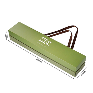 Boîte d'emballage pour tiramisu écologique et imperméable avec poignée <span class=keywords><strong>en</strong></span> ruban - Product Image 4