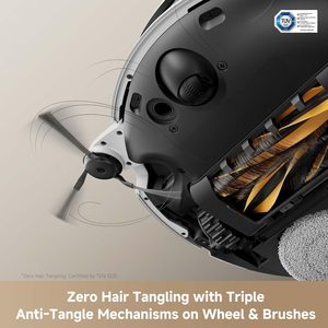 โรบอทซูด Mova P60 Pro: ฐาน All-in-One, มอป FlexiPress, AI SmartSight, ดูดสูง 24000Pa, ชาร์จอัตโนมัติ, TurboForce - Product Image 4