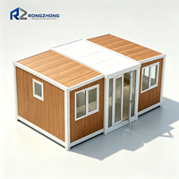 Maison conteneur extensible légère, respirante et facile à installer pour hôtel, villa, restaurant