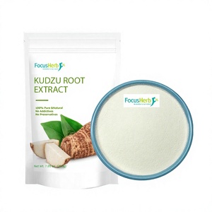 FocusHerb Food Grade Pueraria Root Extract Powder (Puerarin 98%) Polvo blanco Concentración HPLC - Product Image 1