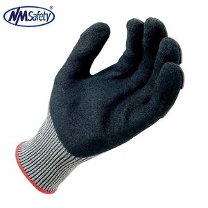 NMSAFETY противоударный Уровень 2 устойчивые к порезам рабочие механические перчатки Guantes de Nitrilo - Product Image 6