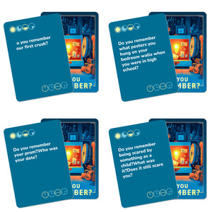 Lot de 50 cartes de questions de conversation étanches en carton épais pour jeu de table interactif entre amis - Product Image 5