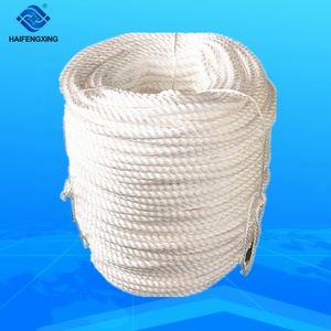 Dây thừng <span class=keywords><strong>polyester</strong></span> bền, chống nước, tiết kiệm, 3-4 sợi, dùng để neo đậu và kéo, bán buôn, đường kính 6mm, 8mm, 10mm, dây thừng xoắn - Product Image 2
