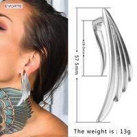 Evorte Classic, boucles d'oreilles en acier inoxydable 316L, tunnels pour oreilles, 0G 1G, dilatateurs, poids pour oreilles, bijoux de piercing corporel, ailes