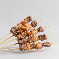 Brochettes de barbecue jetables en bambou biodégradable de haute qualité, brochettes en bambou pour la maison, les fêtes et les restaurants