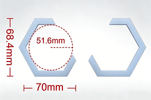 Para BMW, Oferta Especial, Luces Delanteras de Coche con Ojos de Ángel de Algodón de Doble Color Ámbar Blanco Amarillo, Halo LED DRL, Luz de Circulación Diurna Hexagonal, Retrofit - Product Image 6